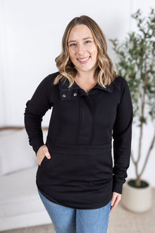  IN STOCK Mia Scuba Halfzip - Black