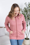 IN STOCK Scuba FullZip Hoodie - Rose