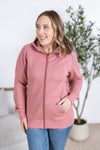 IN STOCK Scuba FullZip Hoodie - Rose