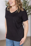 IN STOCK Sophie Pocket Tee - Black