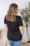 IN STOCK Sophie Pocket Tee - Black