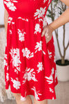 Kelsey Tank Dress - Red Floral FINAL SALE