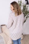IN STOCK Open Knit Cardigan - Neutral