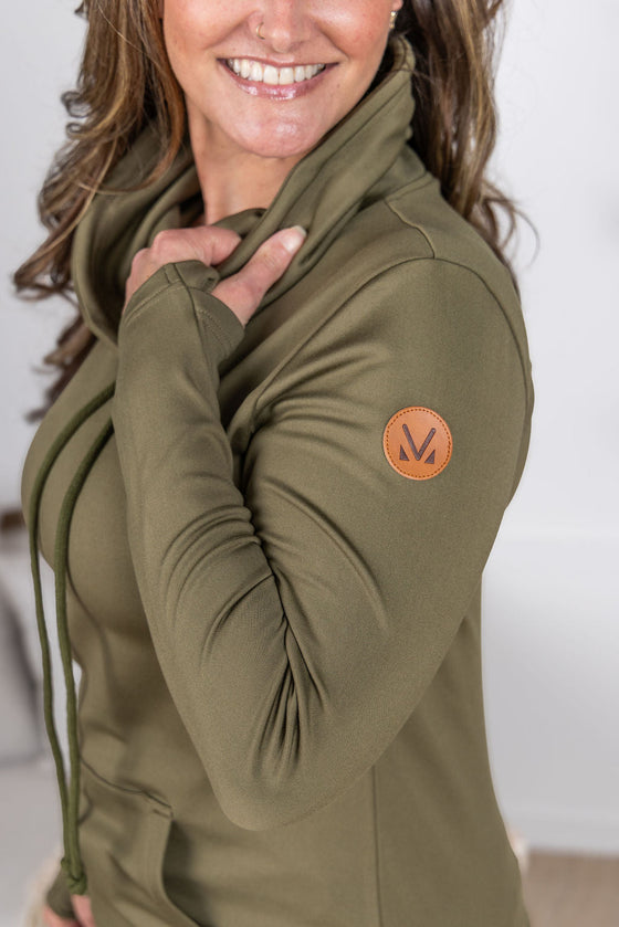 IN STOCK Cloud Funnel Neck - Olive