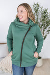 IN STOCK Quinn ZipUp Cowl - Fern