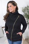 IN STOCK Quinn ZipUp Cowl - Black