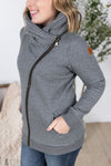 IN STOCK Quinn ZipUp Cowl - Charcoal
