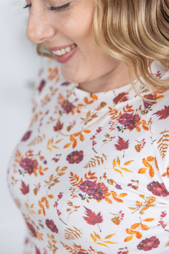 IN STOCK Blair Long Sleeve Top - Autumn Floral