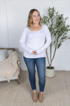 IN STOCK Alyssa Long Sleeve Top - White