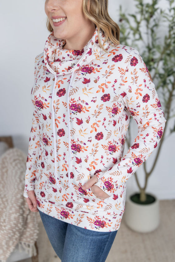 IN STOCK Soft Funnel Neck - Autumn Floral