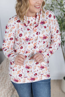  IN STOCK Soft Funnel Neck - Autumn Floral