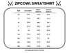 Zoey ZipCowl Sweatshirt - I Put A Spell On You and Black