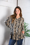 Follow Your Instincts Button Down Blouse