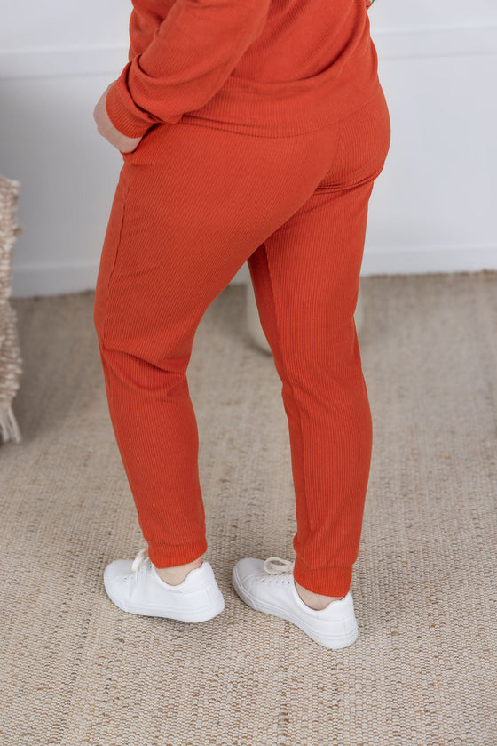 IN STOCK Corrine Joggers - Pumpkin