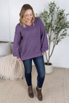 IN STOCK Talina Textured Sweater - Purple