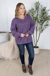 IN STOCK Talina Textured Sweater - Purple