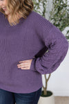 IN STOCK Talina Textured Sweater - Purple