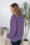 IN STOCK Talina Textured Sweater - Purple
