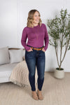 IN STOCK Blair Long Sleeve Top - Mulberry