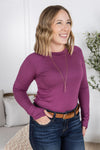 IN STOCK Blair Long Sleeve Top - Mulberry