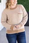 IN STOCK Miley Striped Sweater - Latte