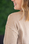 IN STOCK Miley Striped Sweater - Latte