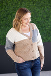 IN STOCK Colorblock Cozy Cardigan