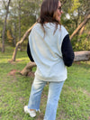 Scottie Two Tone Sweatshirt in Three Colors