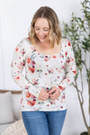 IN STOCK Alyssa Long Sleeve Top - Pink Bloom