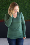 IN STOCK Larissa Long Sleeve - Forest Green