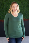 IN STOCK Larissa Long Sleeve - Forest Green