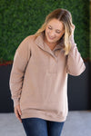 IN STOCK Jesse Vintage Wash Snap Pullover - Tan