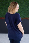 IN STOCK Sierra Pocket Top - Navy