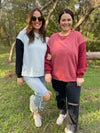 Scottie Two Tone Sweatshirt in Three Colors