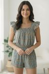 A Country Weekend Blue Plaid Set