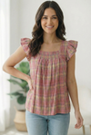 A Country Weekend Pink Plaid Set