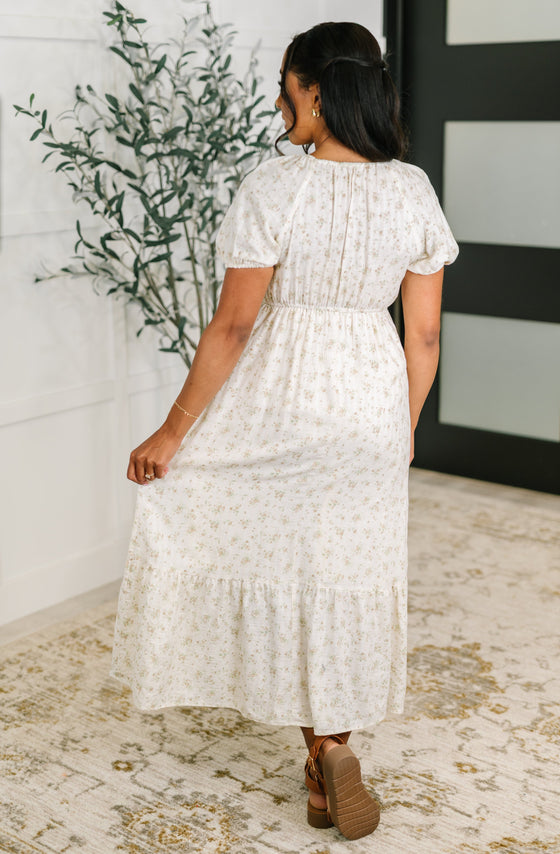 Angelcore Square Neck Dress