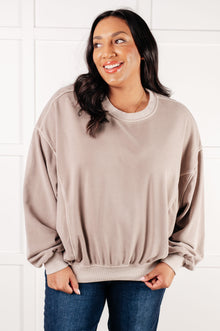  Beyond the Basics Pullover in Ash Mocha