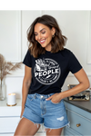 Large Crowd, No Thanks Graphic Tee