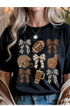 Football Coquette Graphic Tee