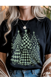 Green Holiday Trees Graphic Tee
