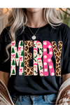 Leopard Merry Graphic Tee