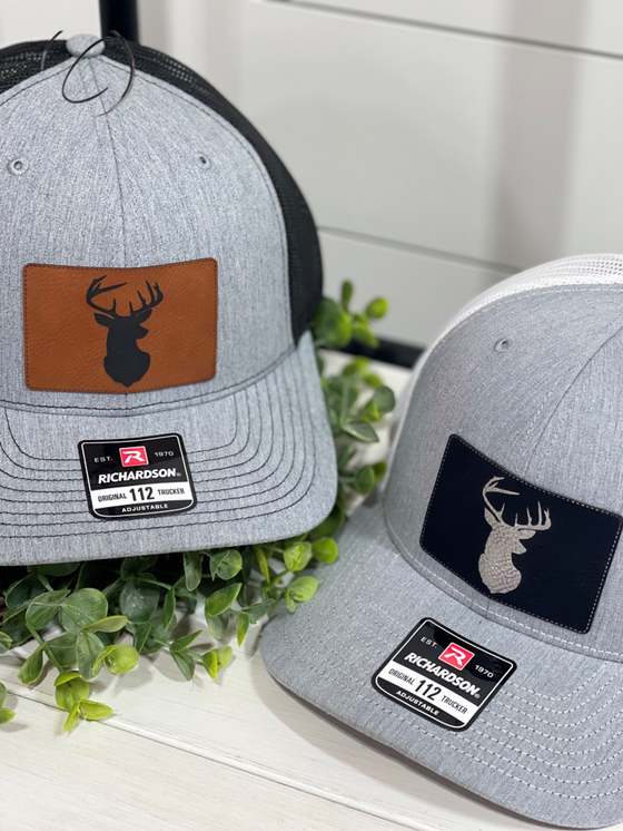 Adult Buck Silhouette Snapback Hat
