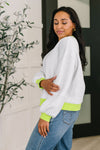 Can't Quit the Knit Contrast Pullover