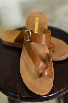  Canyon Walk Slip on Sandals in Storm Tan