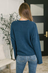 Careful Consideration Collared Button Down in Midnight