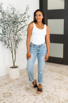 Cheyenne V-Front Cool Denim Boyfriend Jeans