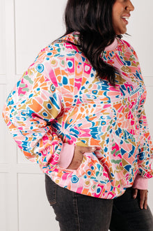  Confusing Times Abstract Print Pullover