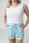 Nova Summer Shorts - Aqua Palm