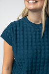 Kelly Knitted Top - Teal